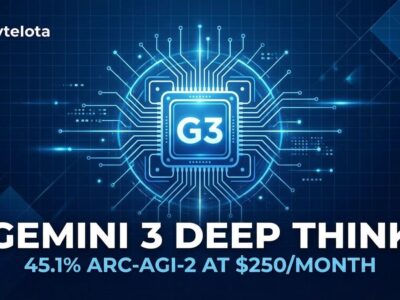 Featured image for Gemini 3 Deep Think: 45.1% ARC-AGI-2 at $250/Month