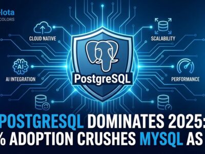 Featured image for PostgreSQL Dominates 2025: 55% Adoption Crushes MySQL as All Databases Migrate