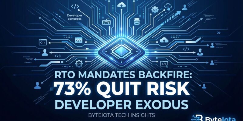 Featured image for RTO Mandates Backfire: 73% Quit Risk, Developer Exodus