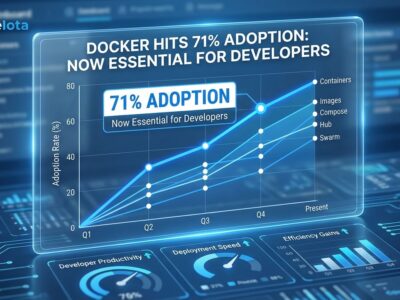 Featured image for Docker Hits 71% Adoption: Now Essential for Developers