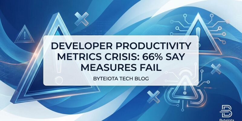 Featured image for Developer Productivity Metrics Crisis: 66% Say Measures Fail