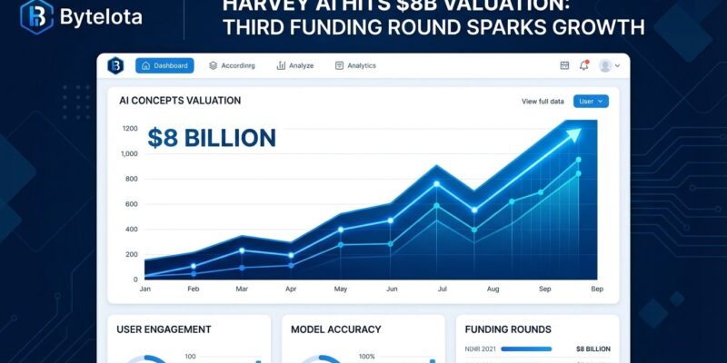 Featured image for Harvey AI Hits $8B Valuation: Third Funding Round Sparks Bubble Debate