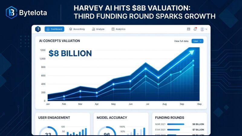Featured image for Harvey AI Hits $8B Valuation: Third Funding Round Sparks Bubble Debate