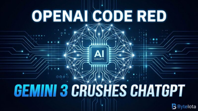 Featured image for OpenAI Code Red: Gemini 3 Crushes ChatGPT