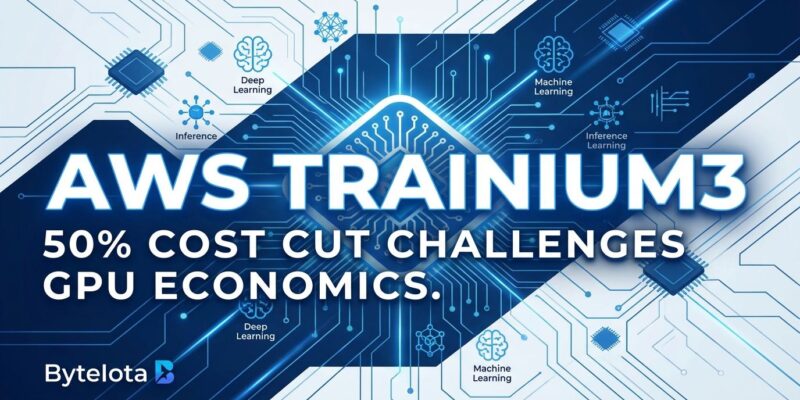 Featured image for AWS Trainium3: 50% Cost Cut Challenges GPU Economics
