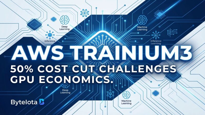 Featured image for AWS Trainium3: 50% Cost Cut Challenges GPU Economics