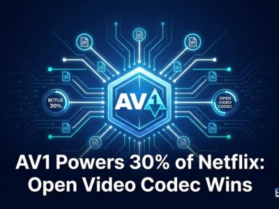 Featured image for AV1 Powers 30% of Netflix: Open Video Codec Wins