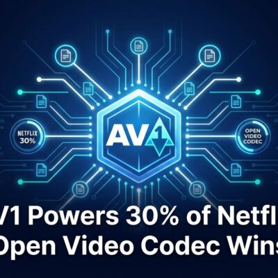 Featured image for AV1 Powers 30% of Netflix: Open Video Codec Wins