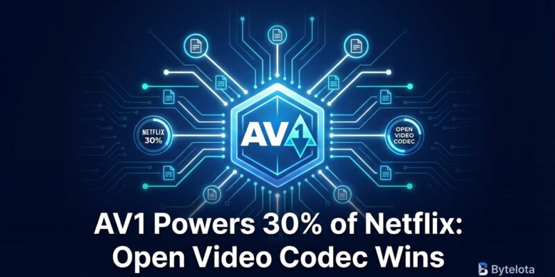 Featured image for AV1 Powers 30% of Netflix: Open Video Codec Wins