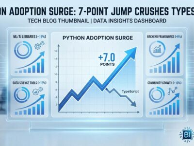 Featured image for Python Adoption Surge: 7-Point Jump Crushes TypeScript
