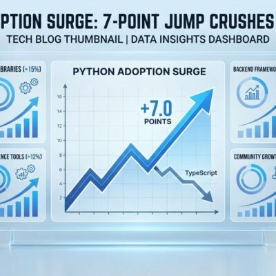 Featured image for Python Adoption Surge: 7-Point Jump Crushes TypeScript