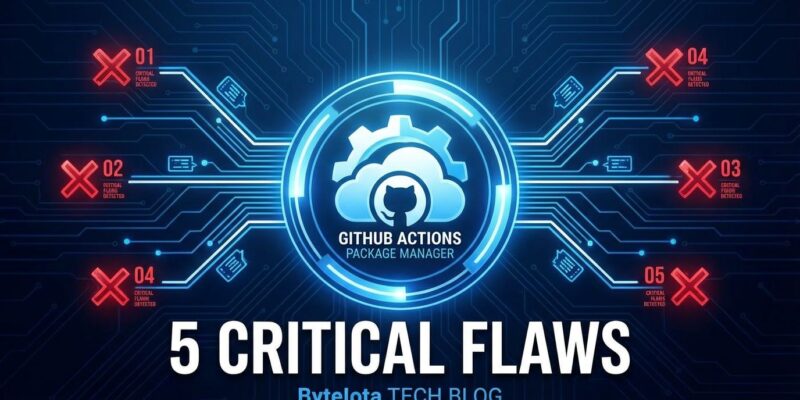 Featured image for GitHub Actions Package Manager Has 5 Critical Flaws