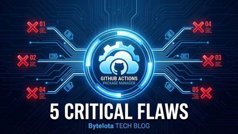 Featured image for GitHub Actions Package Manager Has 5 Critical Flaws