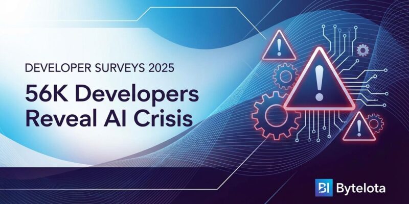Featured image for Developer Surveys 2025: 56K Developers Reveal AI Crisis