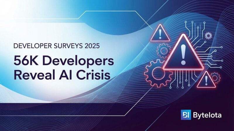 Featured image for Developer Surveys 2025: 56K Developers Reveal AI Crisis