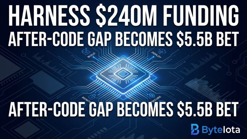 Featured image for Harness $240M Funding: After-Code Gap Becomes $5.5B Bet