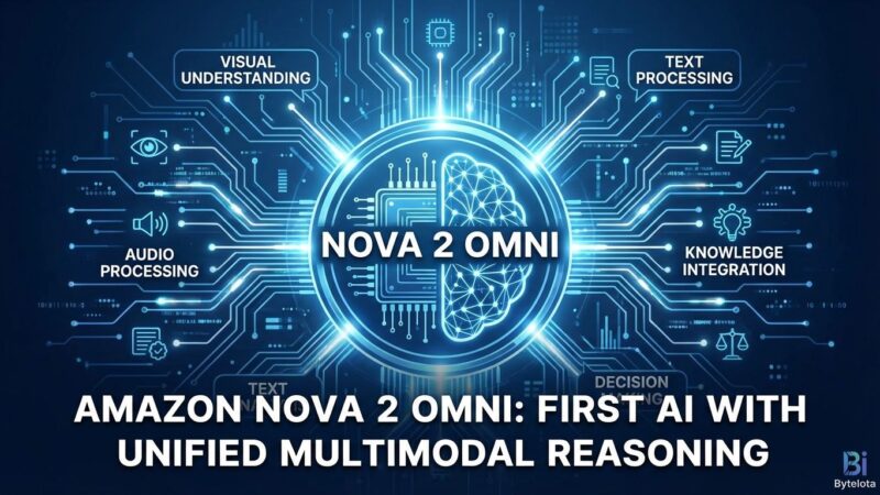 Featured image for Amazon Nova 2 Omni: First AI with Unified Multimodal Reasoning