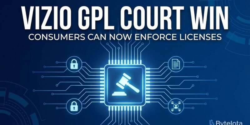 Featured image for Vizio GPL Court Win: Consumers Can Now Enforce Licenses