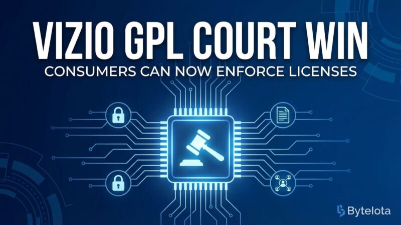 Featured image for Vizio GPL Court Win: Consumers Can Now Enforce Licenses