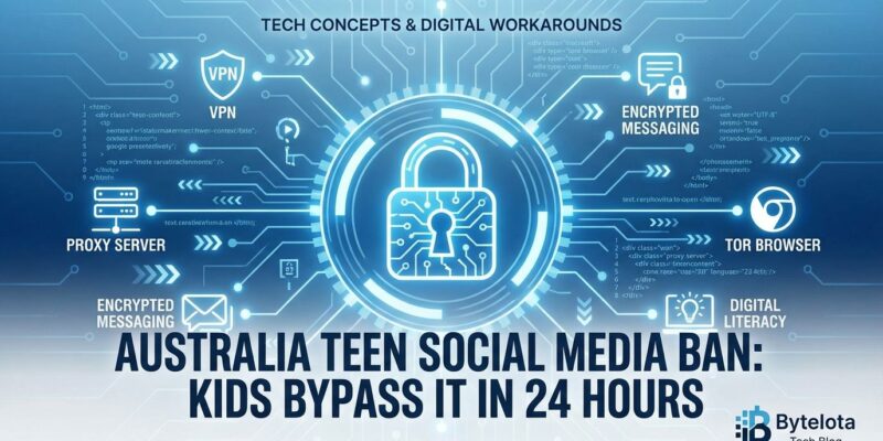 Featured image for Australia Teen Social Media Ban: Kids Bypass It in 24 Hours