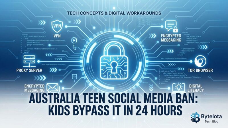 Featured image for Australia Teen Social Media Ban: Kids Bypass It in 24 Hours
