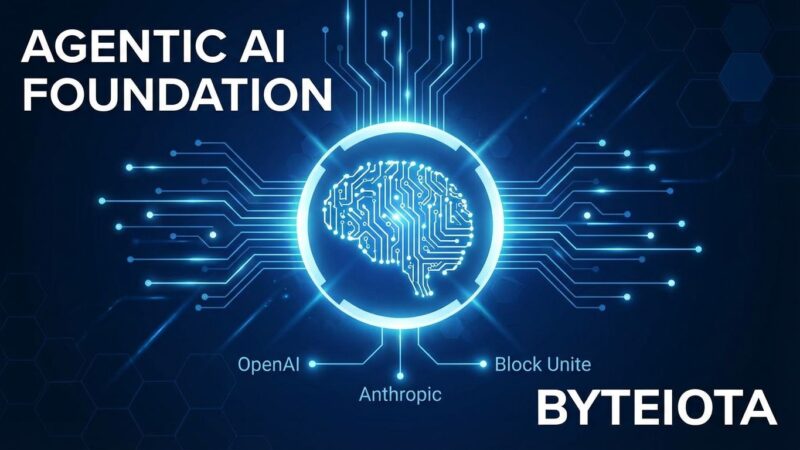 Featured image for Agentic AI Foundation: OpenAI, Anthropic, Block Unite