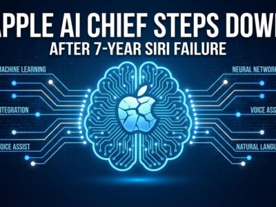 Featured image for Apple AI Chief Steps Down After 7-Year Siri Failure