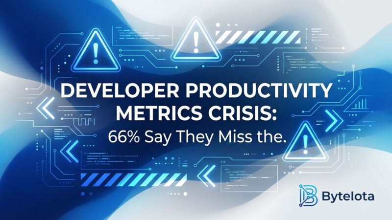 Featured image for Developer Productivity Metrics Crisis: 66% Say They Miss the Mark