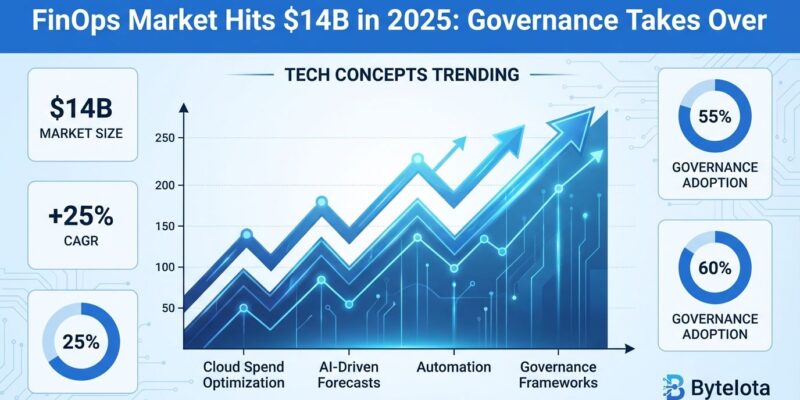 Featured image for FinOps Market Hits $14B in 2025: Governance Takes Over