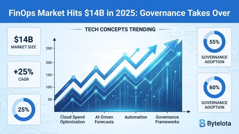 Featured image for FinOps Market Hits $14B in 2025: Governance Takes Over