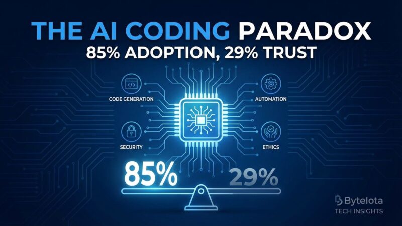 Featured image for AI Coding Tools: 85% Adoption, 29% Trust—The Paradox