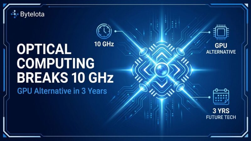 Featured image for Optical Computing Breaks 10 GHz: GPU Alternative in 3 Years