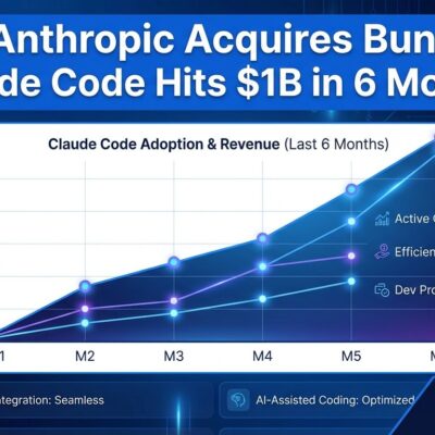 Featured image for Anthropic Acquires Bun: Claude Code Hits $1B in 6 Months