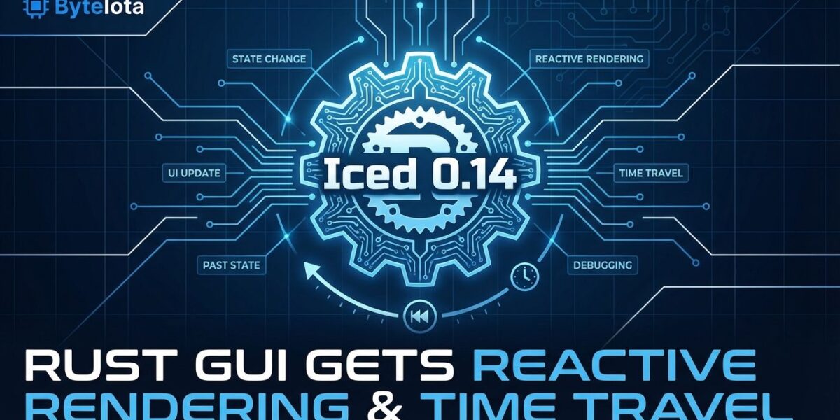 Iced 0.14: Rust GUI Gets Reactive Rendering & Time Travel | byteiota
