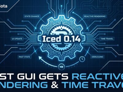 Featured image for Iced 0.14: Rust GUI Gets Reactive Rendering & Time Travel