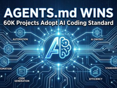 Featured image for AGENTS.md Wins: 60K Projects Adopt AI Coding Standard
