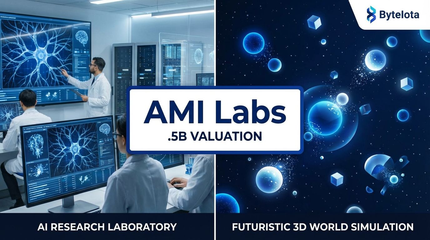 Yann LeCun Launches AMI Labs at $3.5B: World Models vs LLMs | byteiota