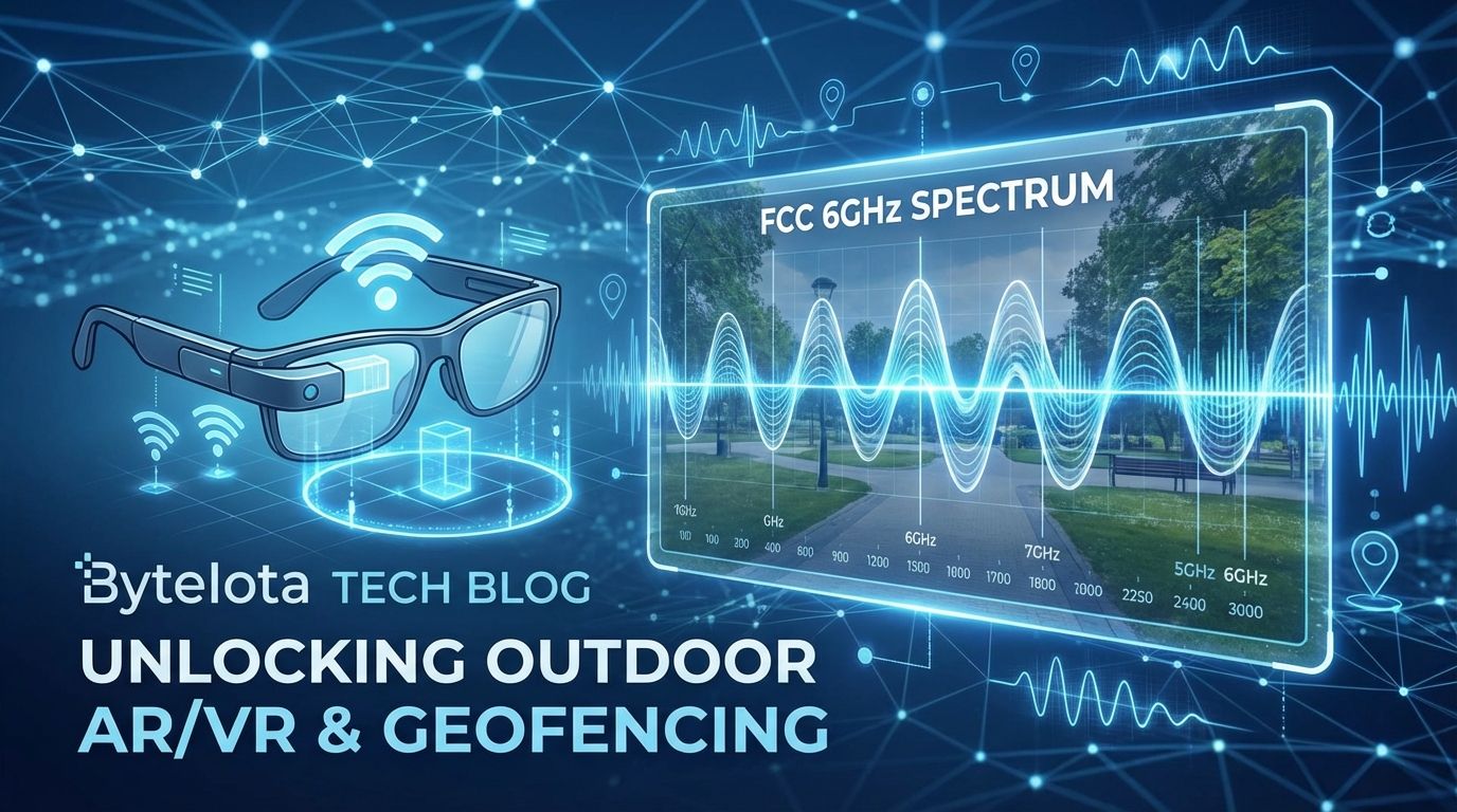 FCC 6GHz GVP: AR/VR Gets 2.2x Power Boost + Outdoor Access | byteiota