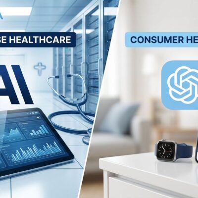 Anthropic Claude and OpenAI ChatGPT competing in healthcare AI