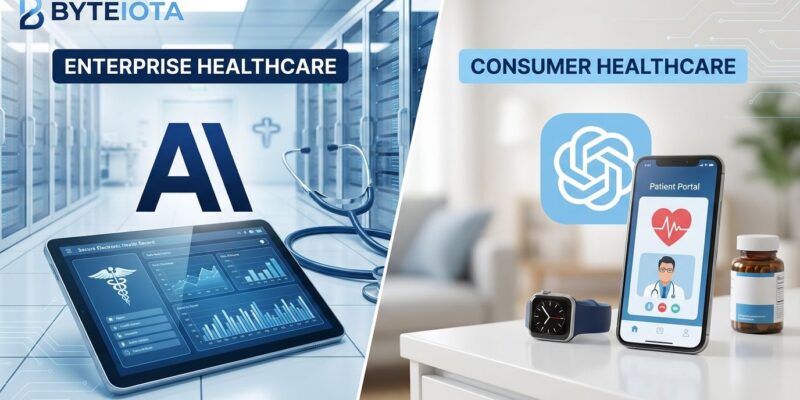 Anthropic Claude and OpenAI ChatGPT competing in healthcare AI