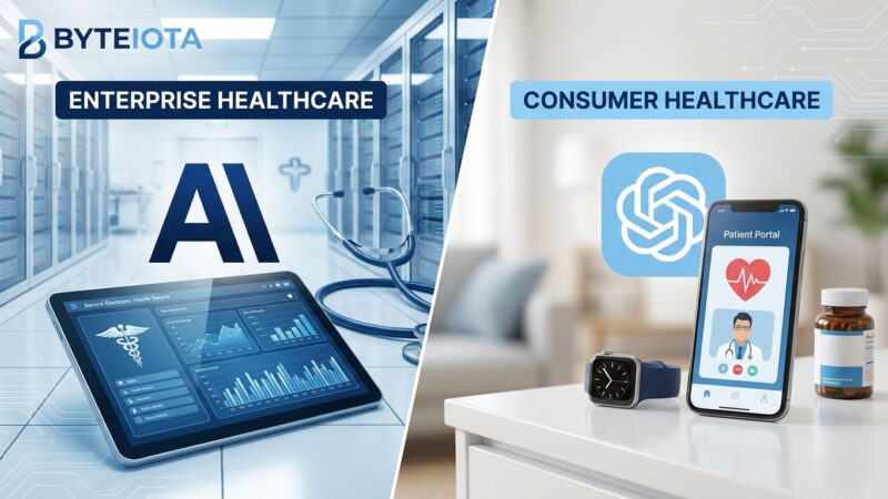 Anthropic Claude and OpenAI ChatGPT competing in healthcare AI