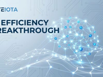 Abstract neural network showing DeepSeek mHC manifold-constrained connections with blue and white nodes