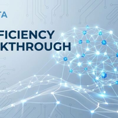 Abstract neural network showing DeepSeek mHC manifold-constrained connections with blue and white nodes