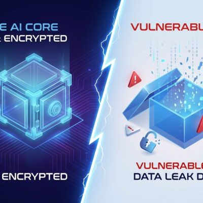 Claude Cowork security trade-off visualization showing secure vs vulnerable AI systems