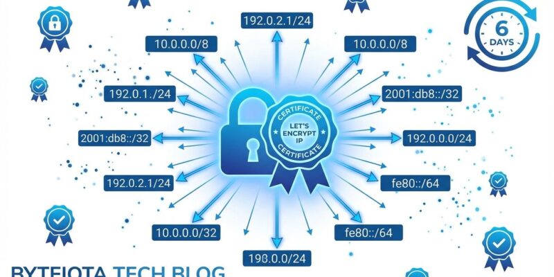 Let's Encrypt IP address certificates with 6-day automation workflow