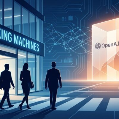 AI startup exodus illustration showing departure from Thinking Machines to OpenAI