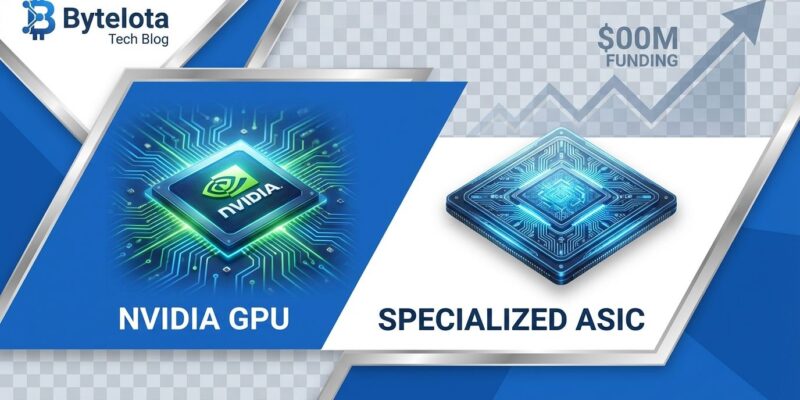 Etched AI chip ASIC vs Nvidia GPU comparison visualization