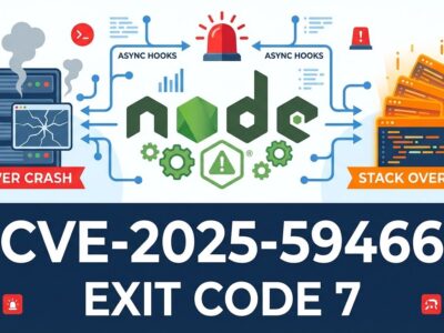 Node.js async_hooks vulnerability CVE-2025-59466 warning visualization