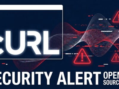 cURL terminal with warning symbols representing AI-generated bug report problems