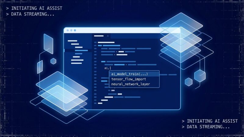 Sweep AI open-weights 1.5B autocomplete model code editor visualization with AI layers